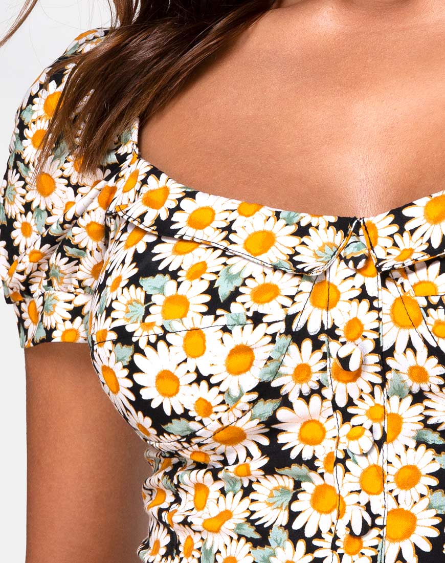 Fahrani Top in Delightful Daisy - Image 5