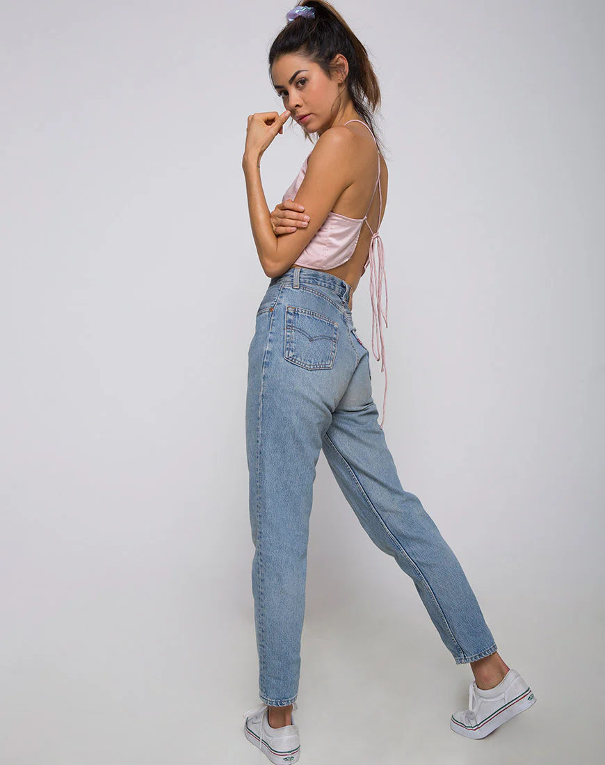 Fair Cami Top in Satin Blush - Image 4