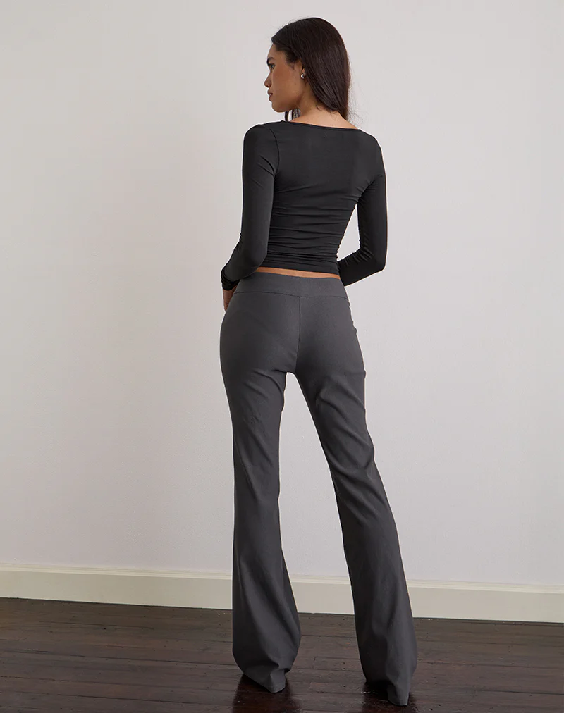 Falita Trouser in Tailoring Charcoal - Image 5