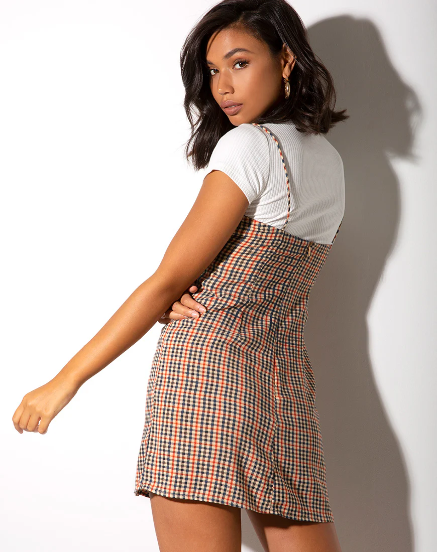 Famala Slip Dress in Country Check - Image 2