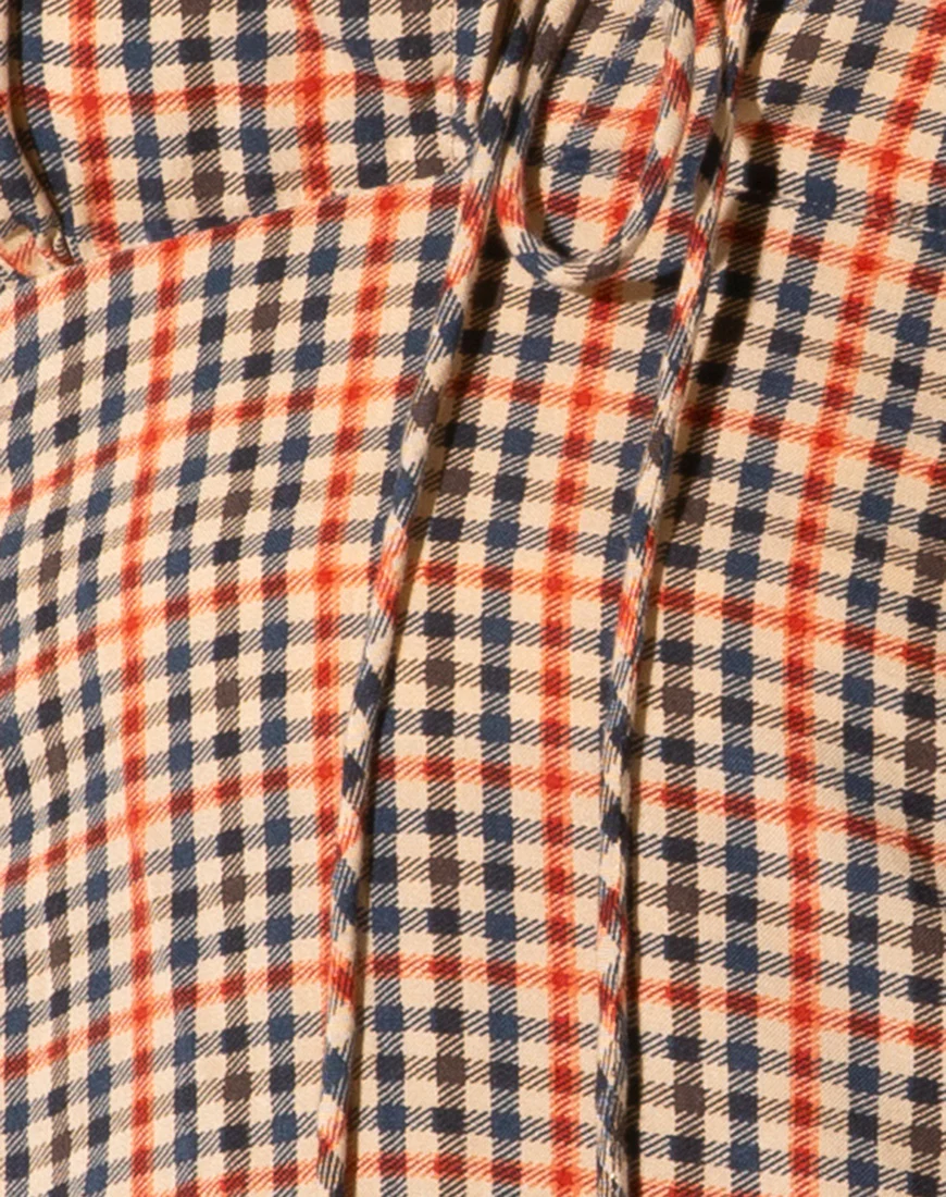 Famala Slip Dress in Country Check - Image 5