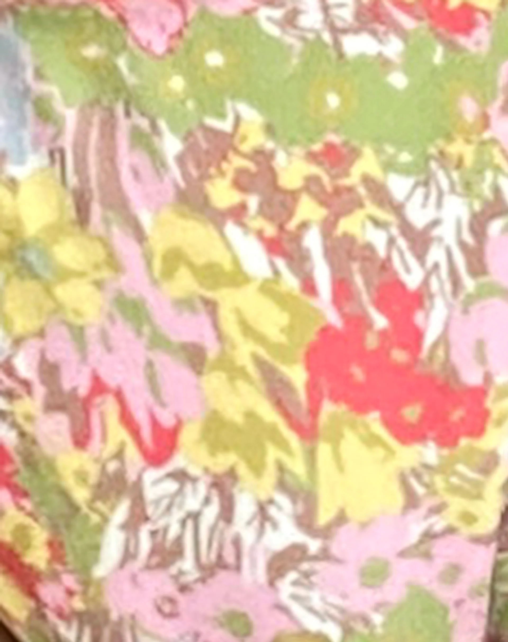 Farida Bikini Bottom in Pink Abstract Floral Swim - Image 6