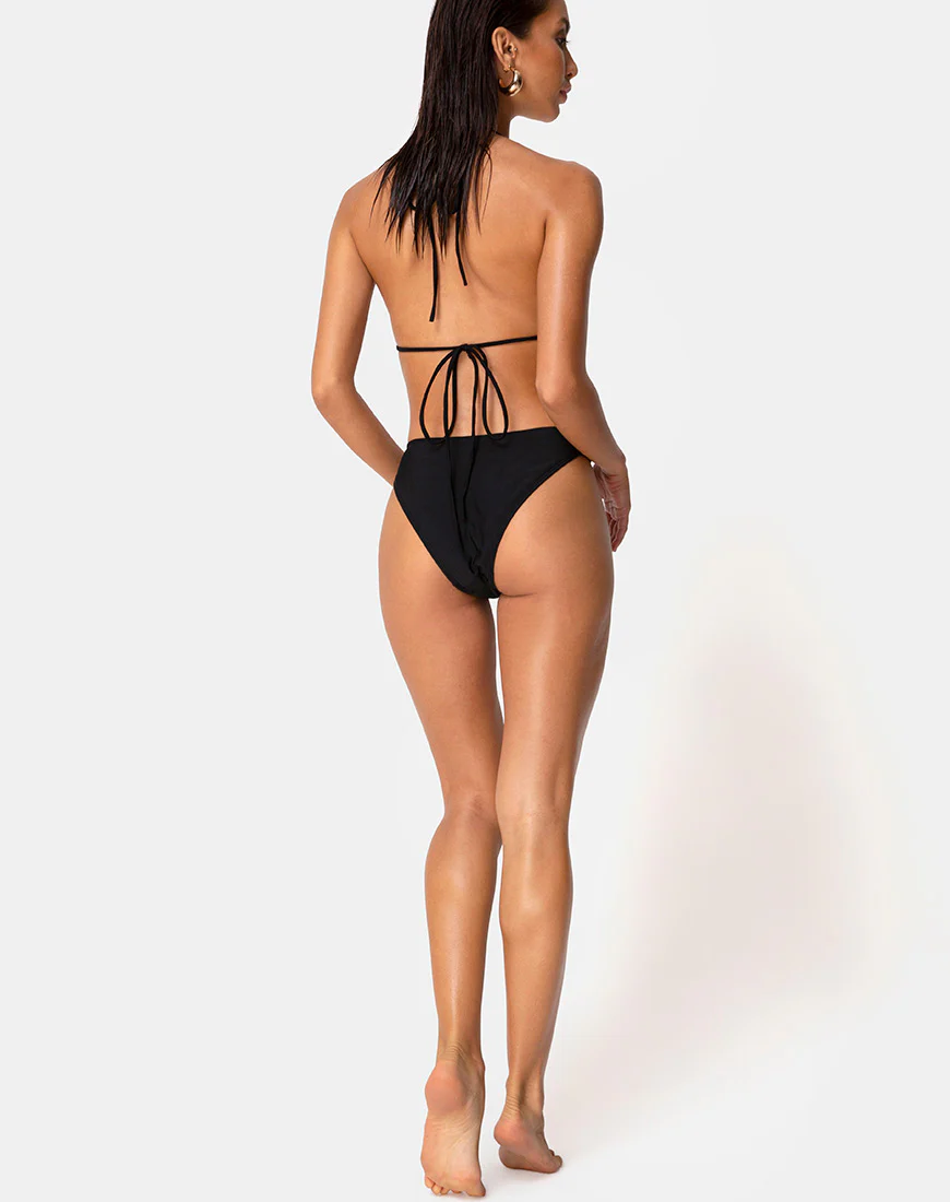 Farleigh Bottom Bikini in Matte Black - Image 4