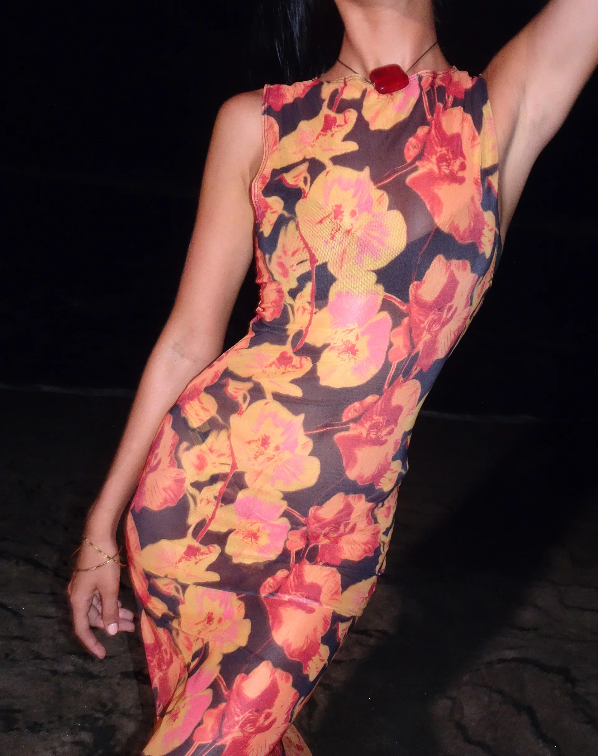 Farsha Maxi Dress in Orchid Sunset - Image 4