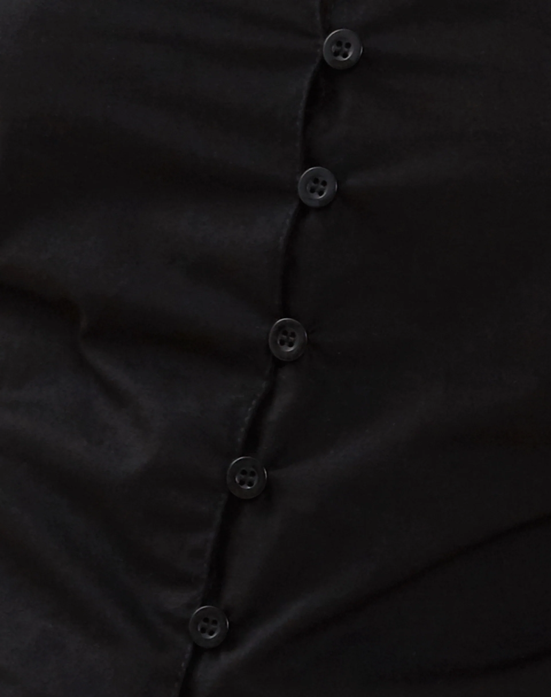 Fawn Top in Poplin Black - Image 6