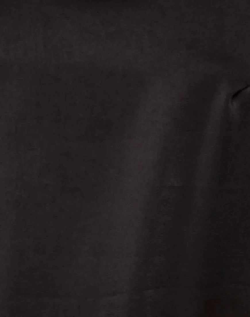 Faye Slip Dress in Black - Image 5