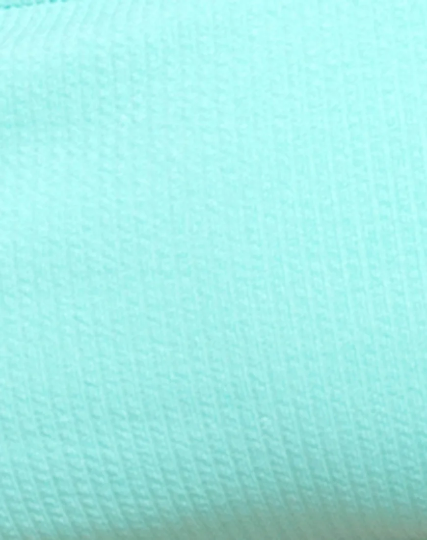 Febe Bikini Bottom in Mini Rib Mint - Image 5
