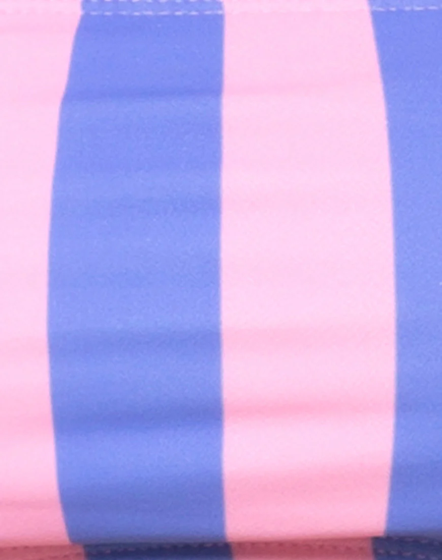 Febe Bikini Top in Fairground Stripe - Image 5