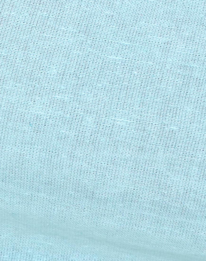 Fedora Crop Top in Aqua - Image 5