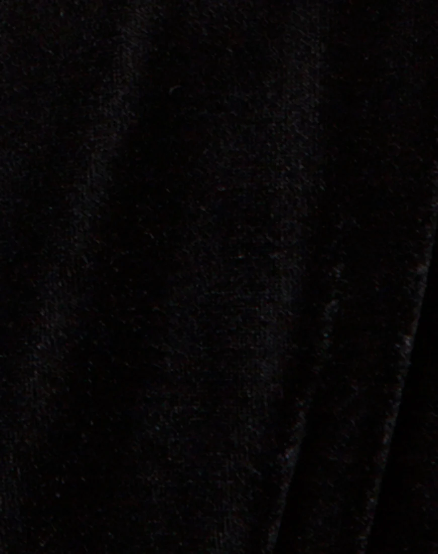 Fern Bodice in Velvet Diamond Black - Image 5