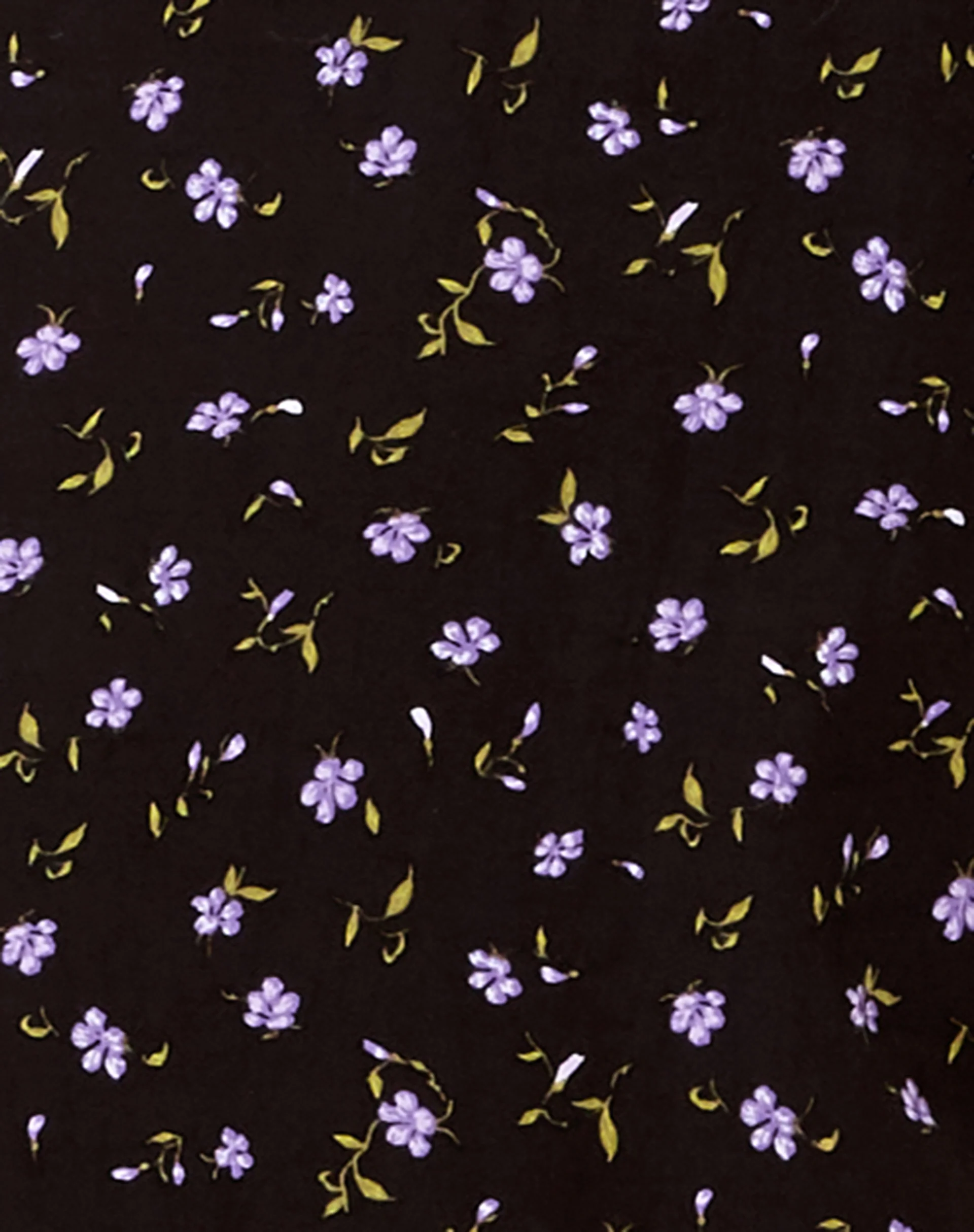 Fernanda Midi Dress in Pretty Petal Coffee and Purple - Image 5
