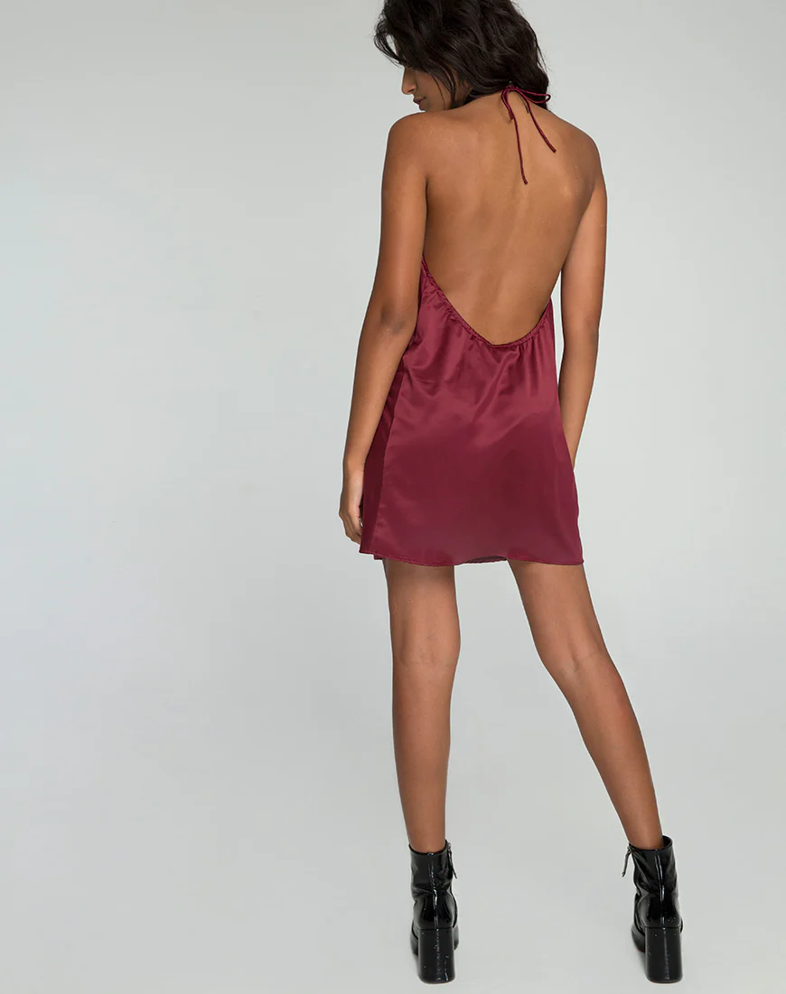 Festive Dress in Burgundy - Image 4
