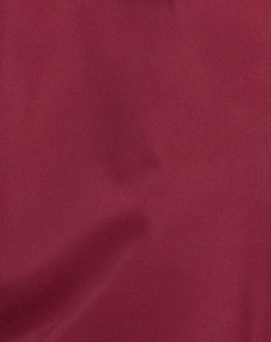 Festive Dress in Burgundy - Image 5