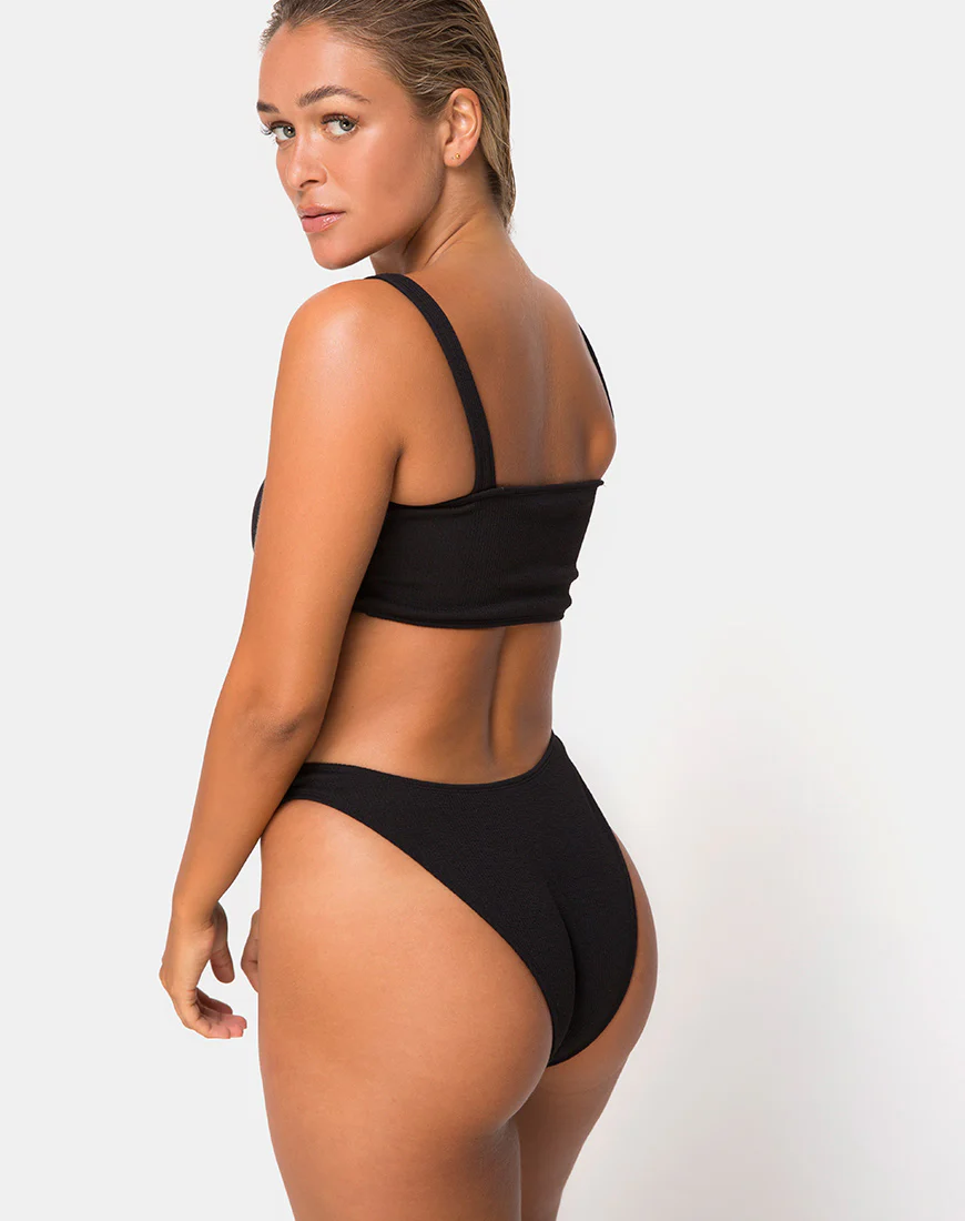 Fien Bikini Top in Black - Image 2