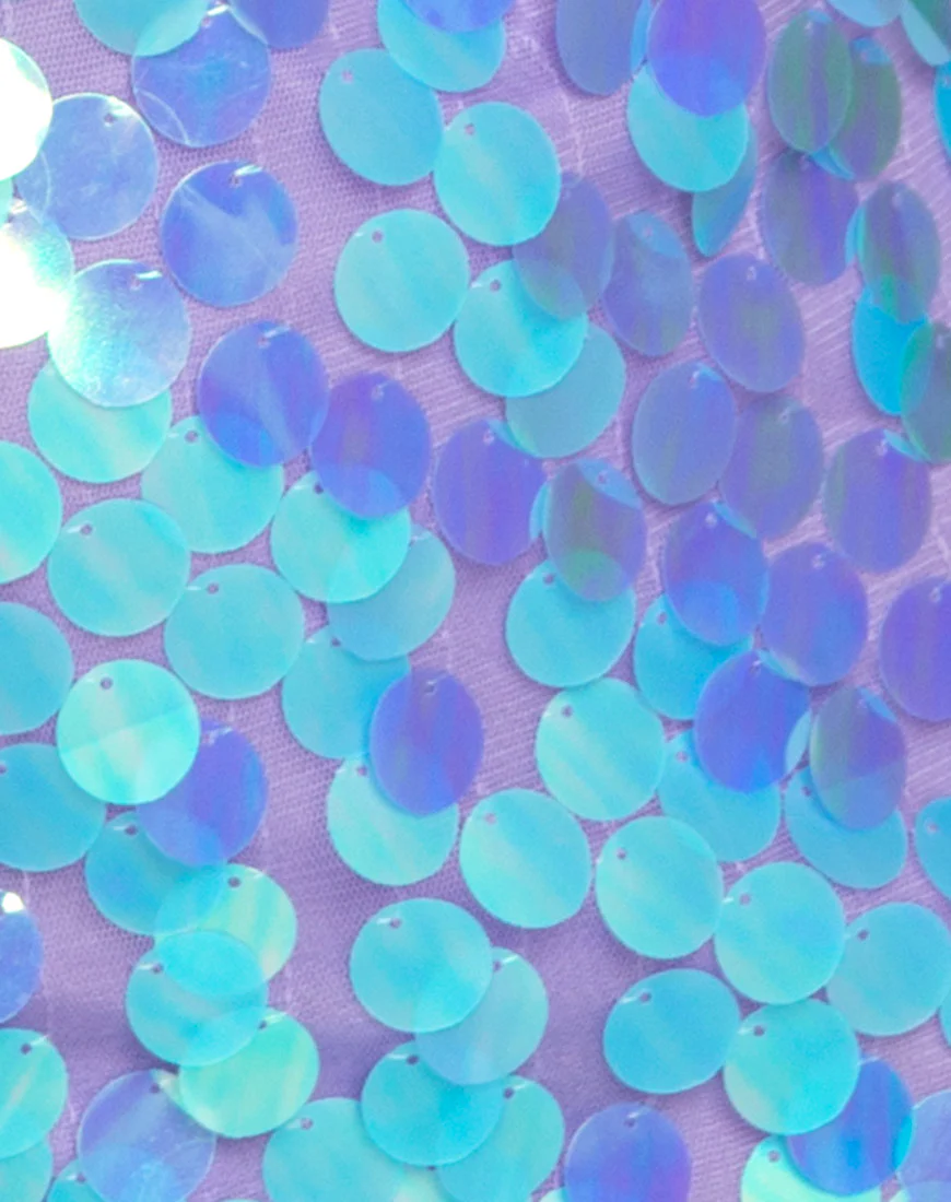 Finn Dress in Mermaid Disc Sequin - Image 5