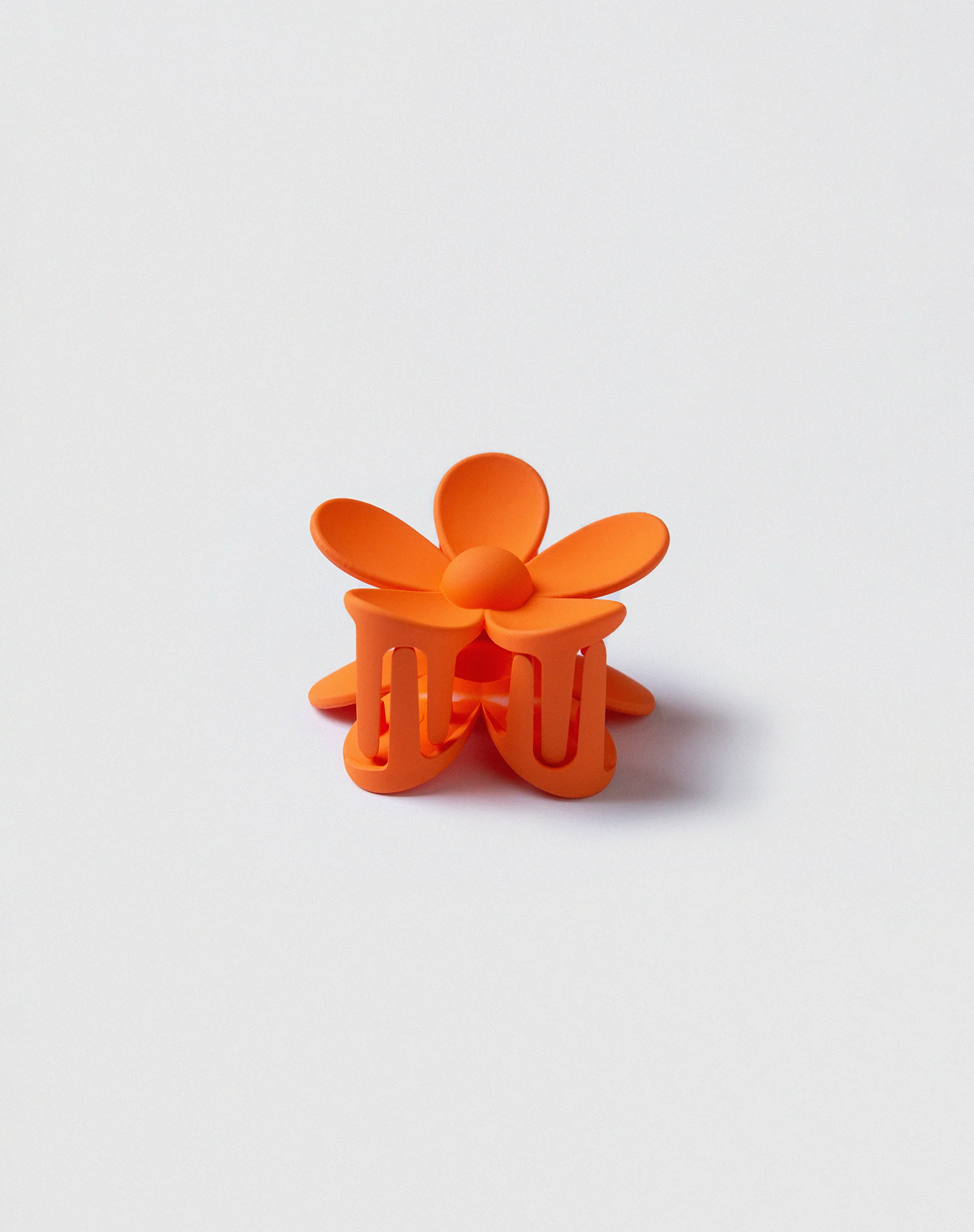 Flower Hair Claw in Orange - Image 2