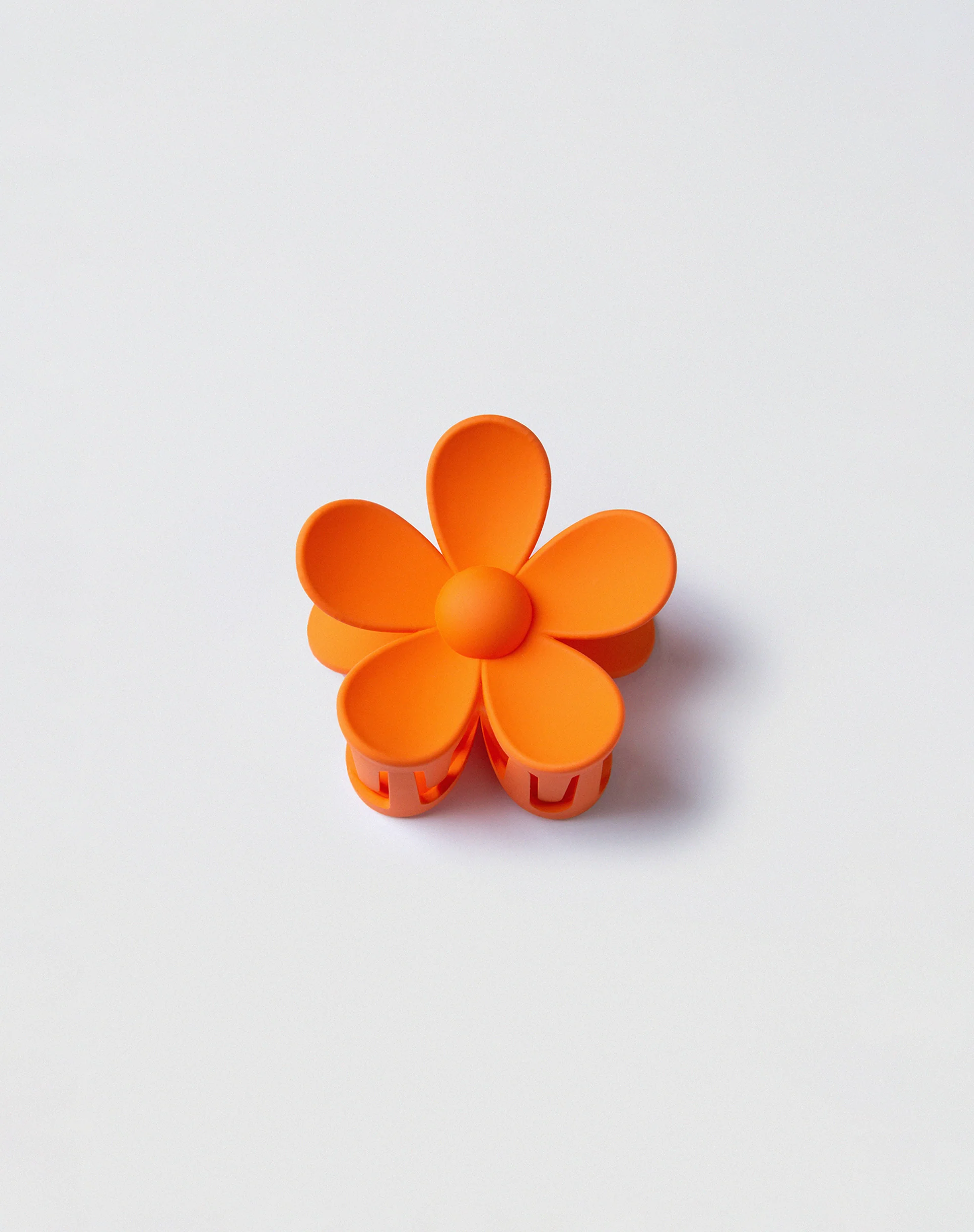 Flower Hair Claw in Orange - Image 3