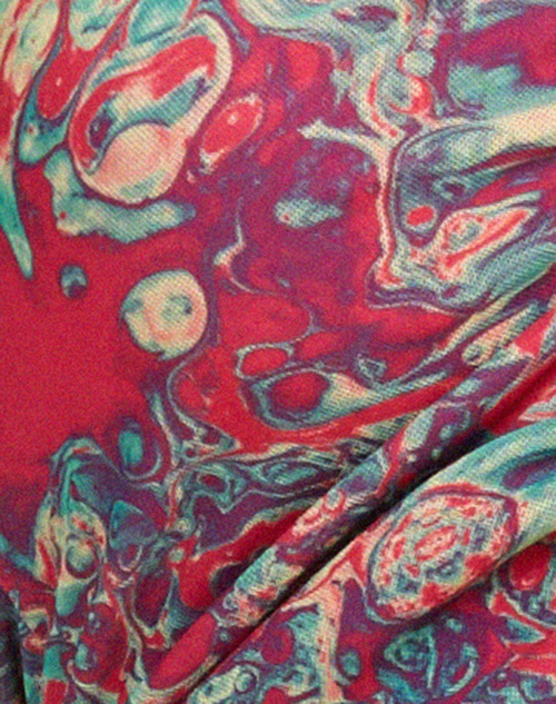 Fusena Cutout Top in Festival Print - Image 7