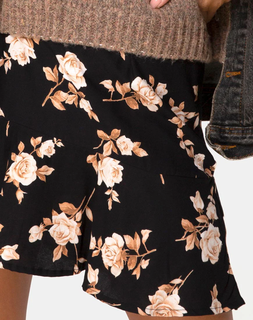 Gaelle Mini Skirt in Peach Rose - Image 5