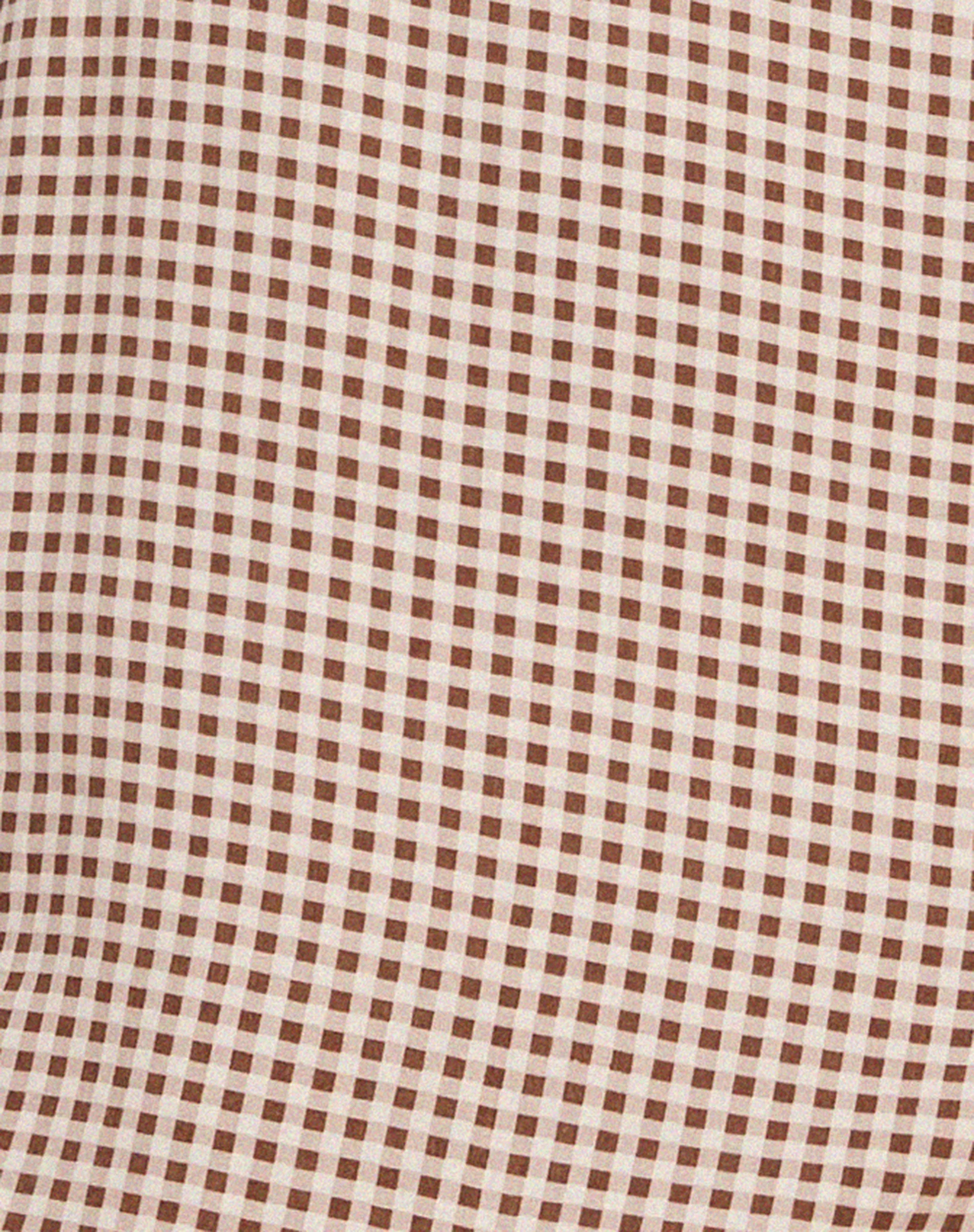 Galaca Mini Dress in Mini Gingham - Image 6