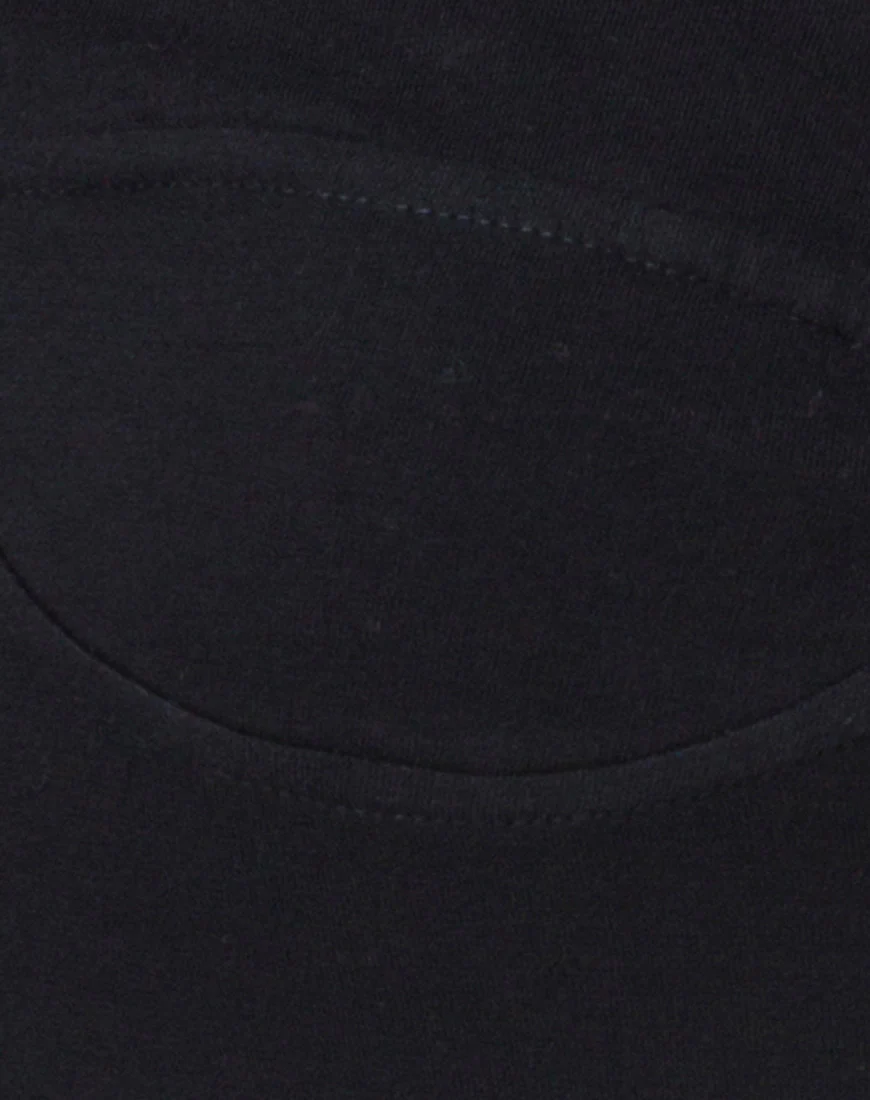 Galantis Cutout Bodice in Black - Image 5