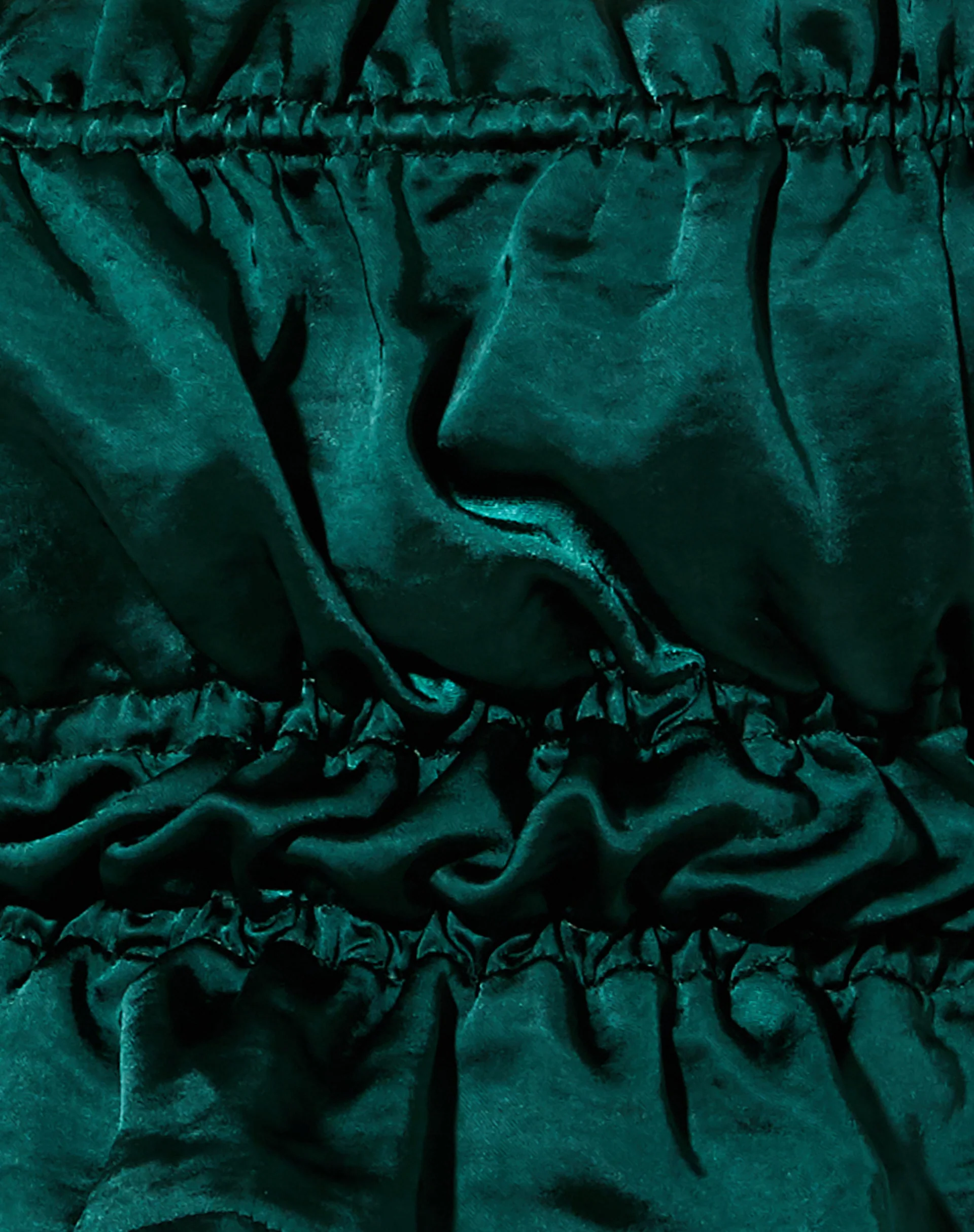 Gamera Cami Top in Satin Forest Green - Image 5