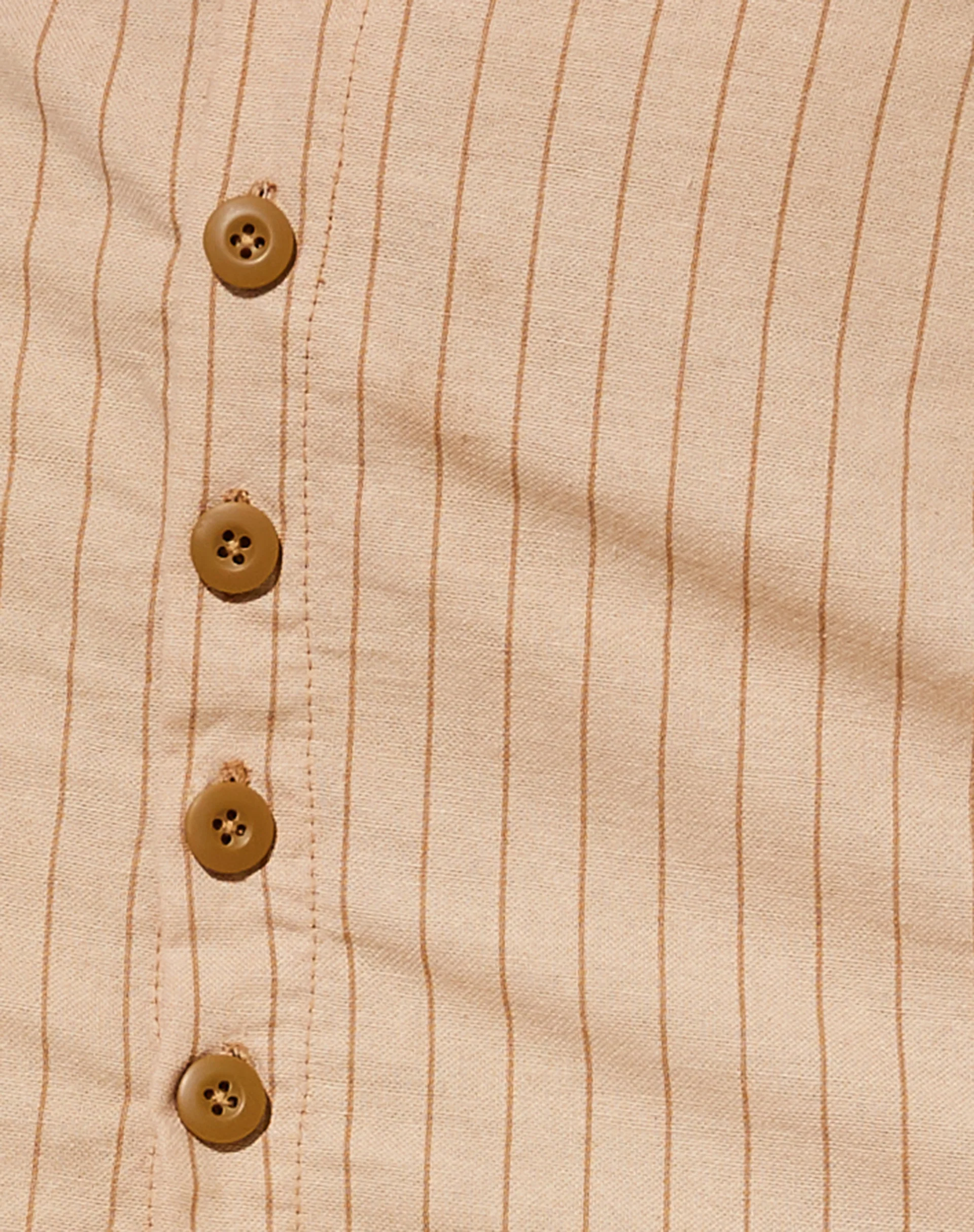 Gata Mini Skirt in Pencil Stripe - Image 5