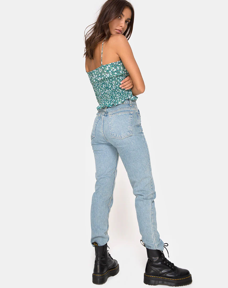 Gemala Cami Top in Floral Field - Image 4