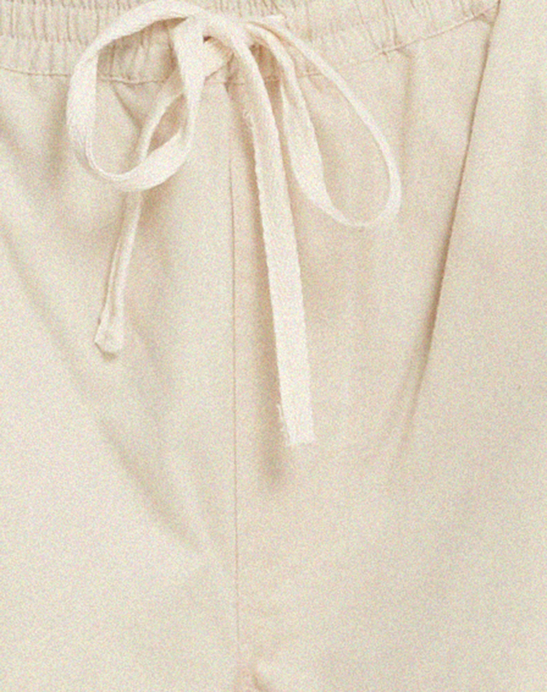 Geona Wide Leg Cargo Trouser in Ecru - Image 5