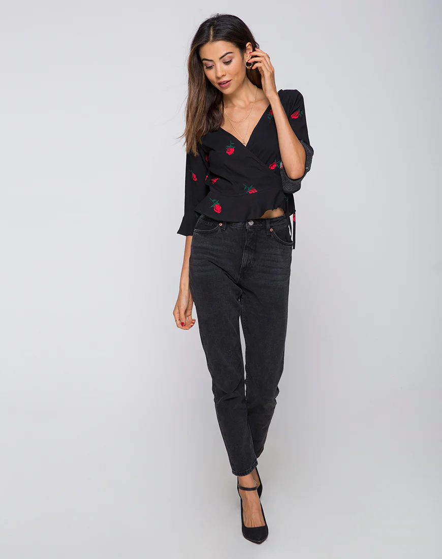 Giamba Top in Scatter Rose - Image 4