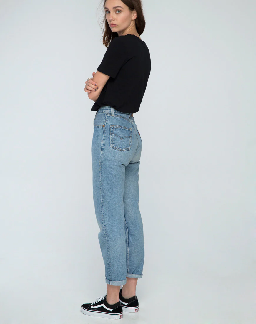 Girl Fit Tee in Not Enough Black - Image 4