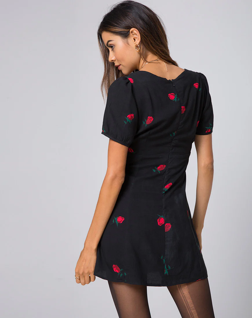 Gisti Dress in Scatter Rose - Image 4