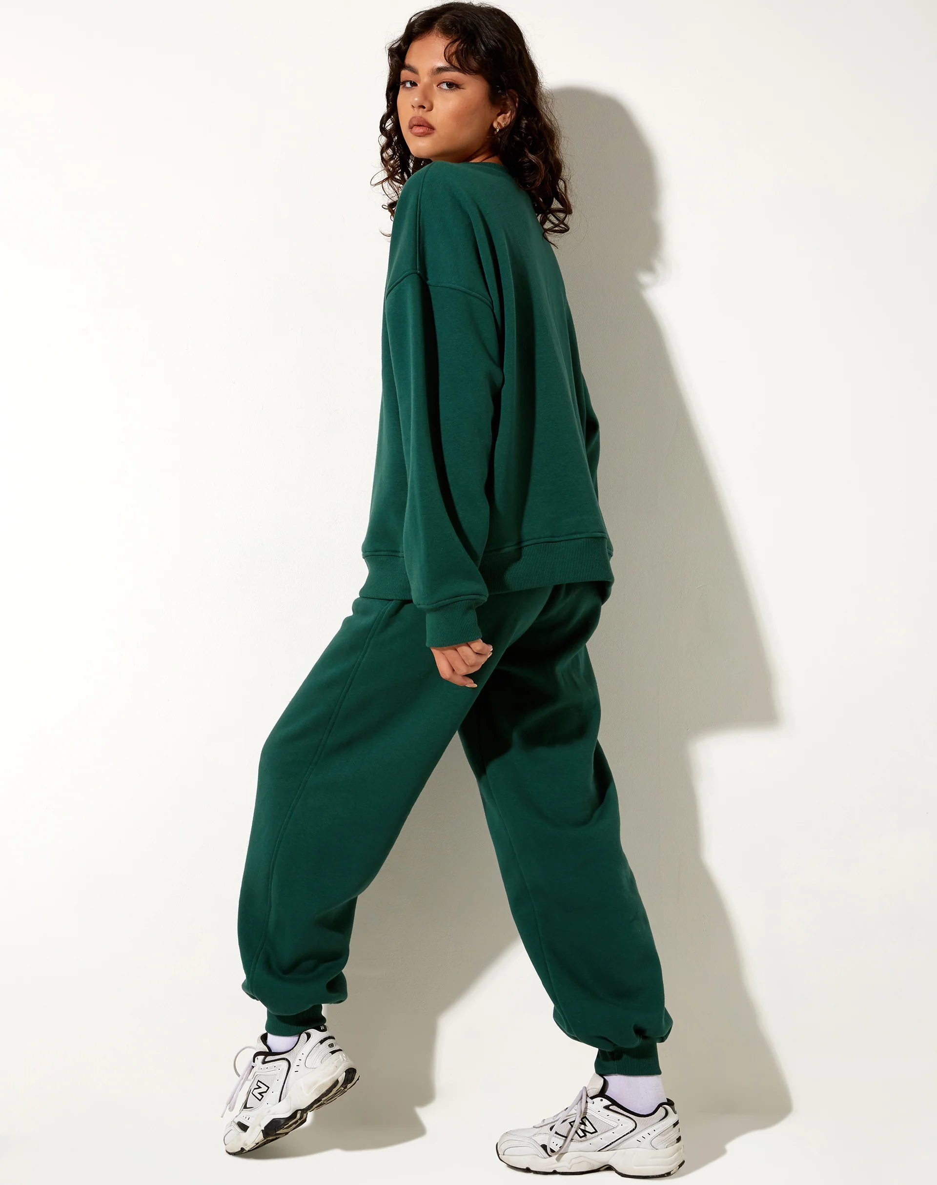 Glan Sweatshirt in Forest Green in Winning Team Mix Embro - Image 5