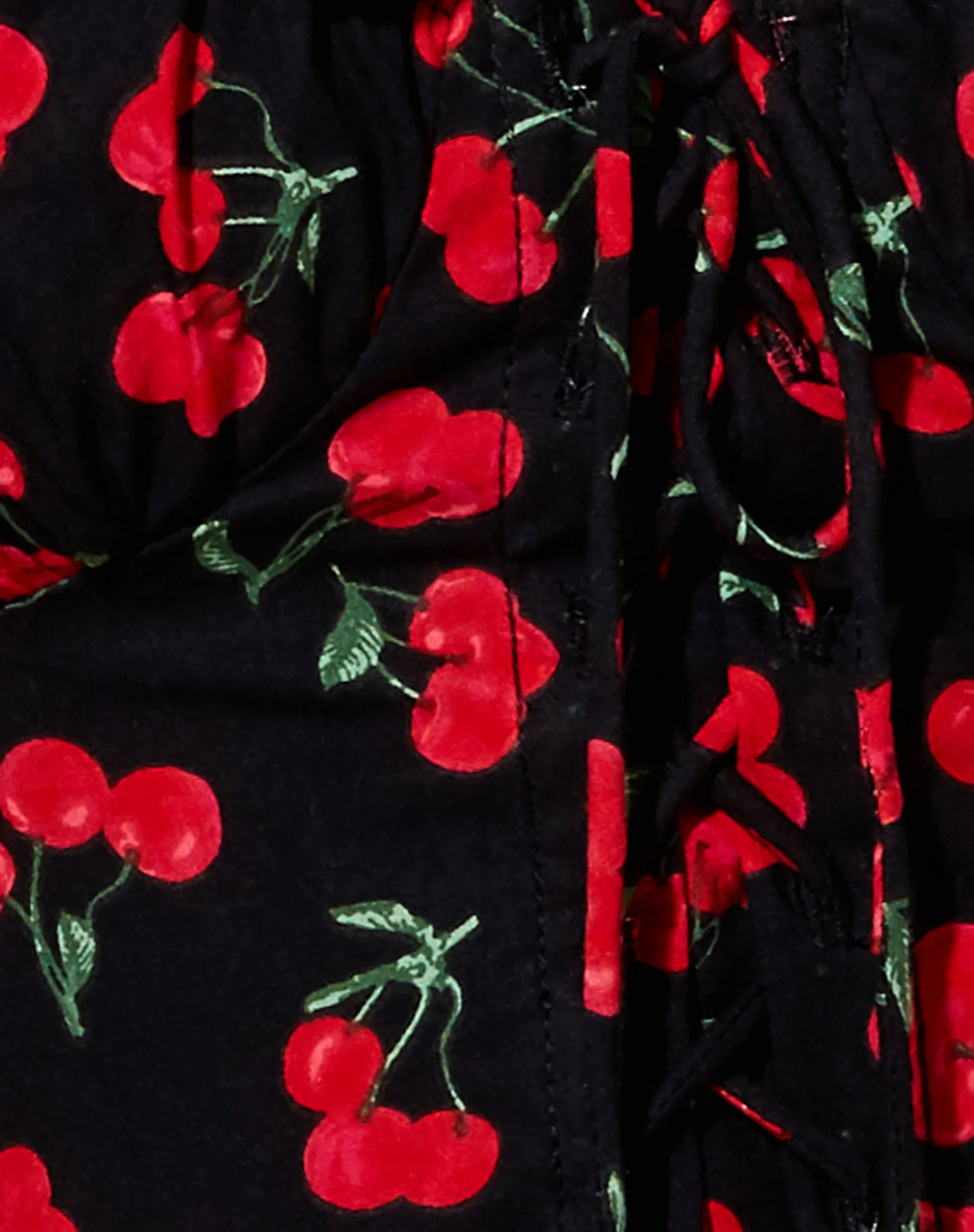 Glarina Vest Top in Cherries Black - Image 8