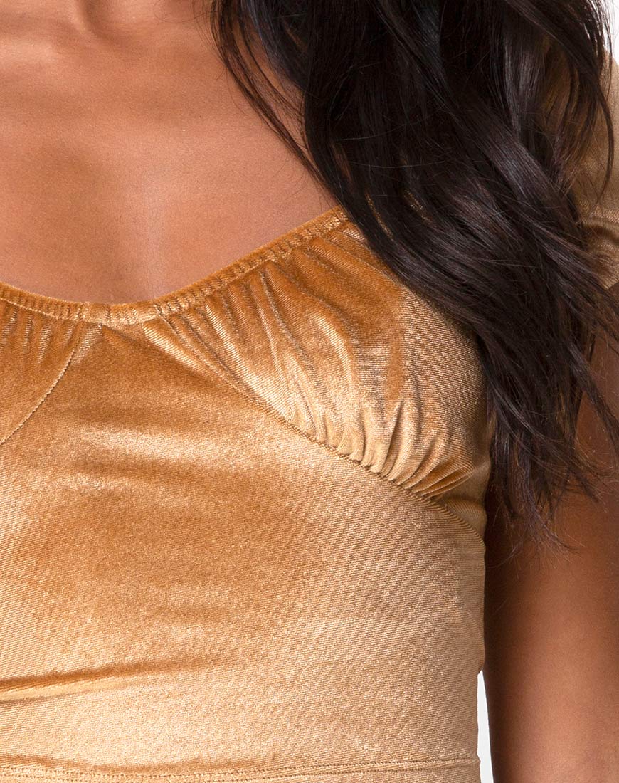 Glaty Top in Velvet Gold - Image 5