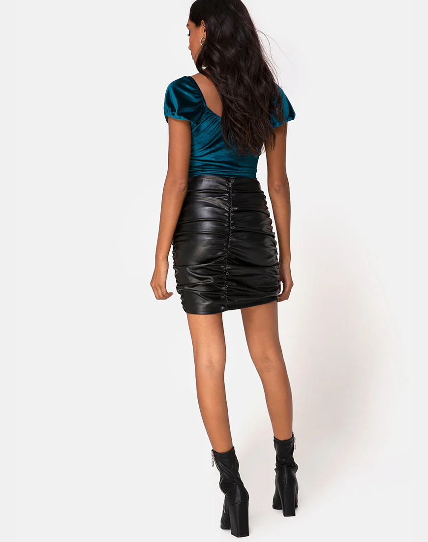 Glaty Top in Velvet Teal - Image 4