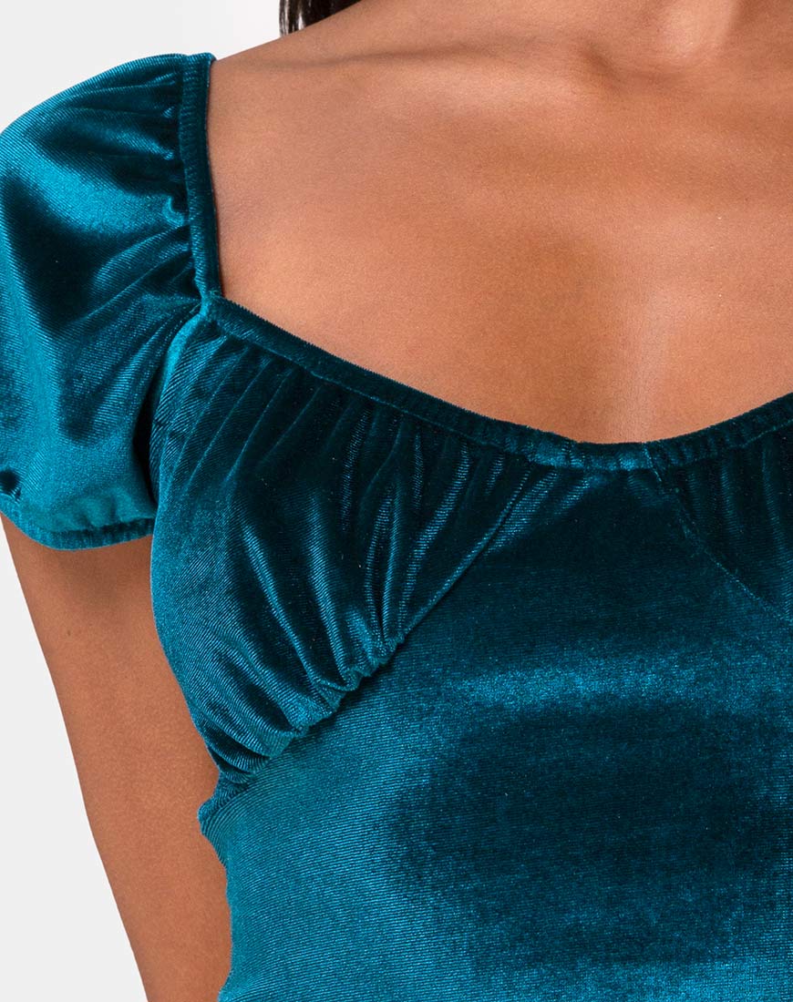 Glaty Top in Velvet Teal - Image 5