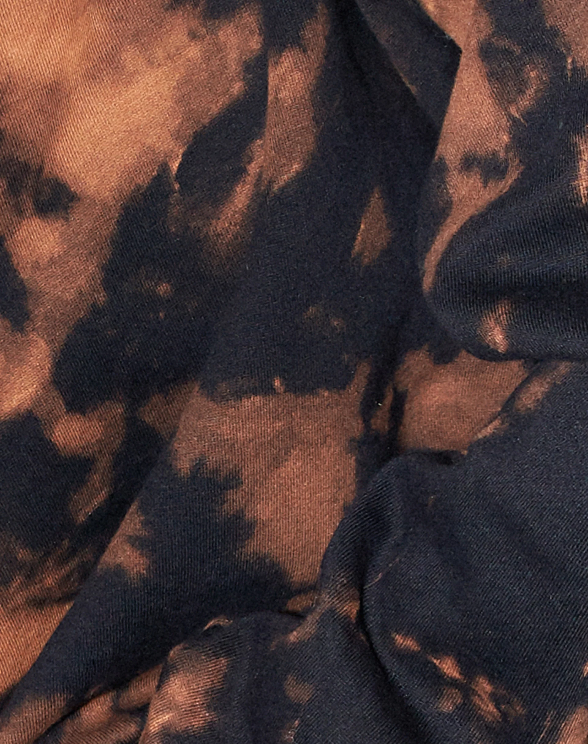 Glo Sweatshirt in Black Rust Tie Dye - Image 6