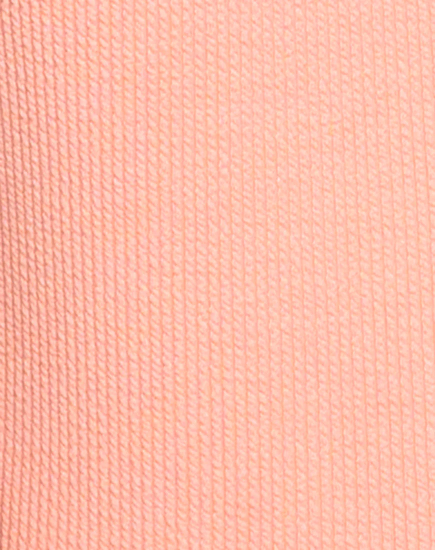 Goddess Swimsuit in Textured Peach - Image 5