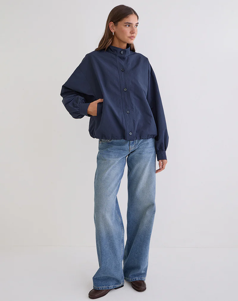 Gopala Jacket in Navy - Image 3