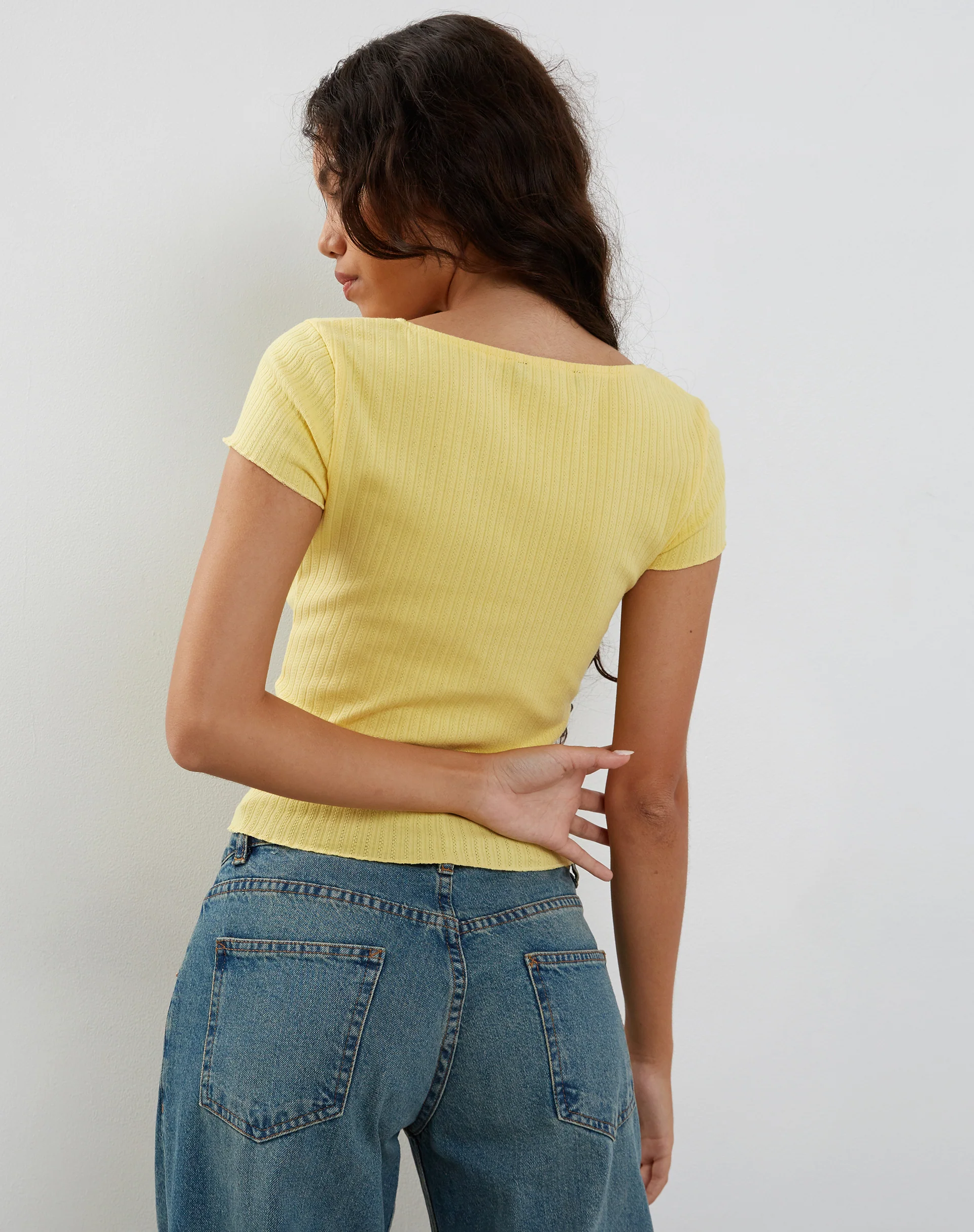 Gordi Baby Tee in Lemonade - Image 5