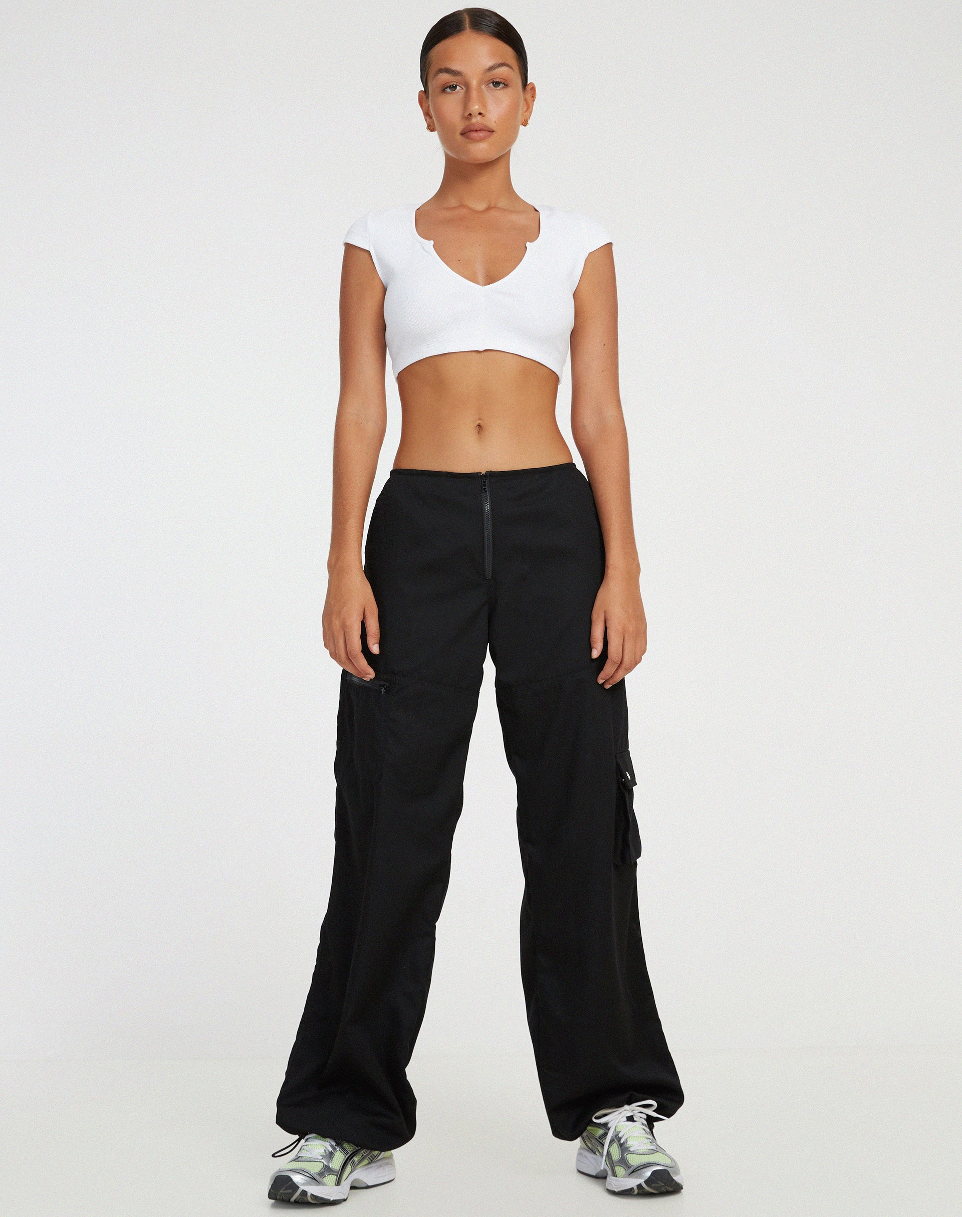 Guanna Crop Top in White - Image 3