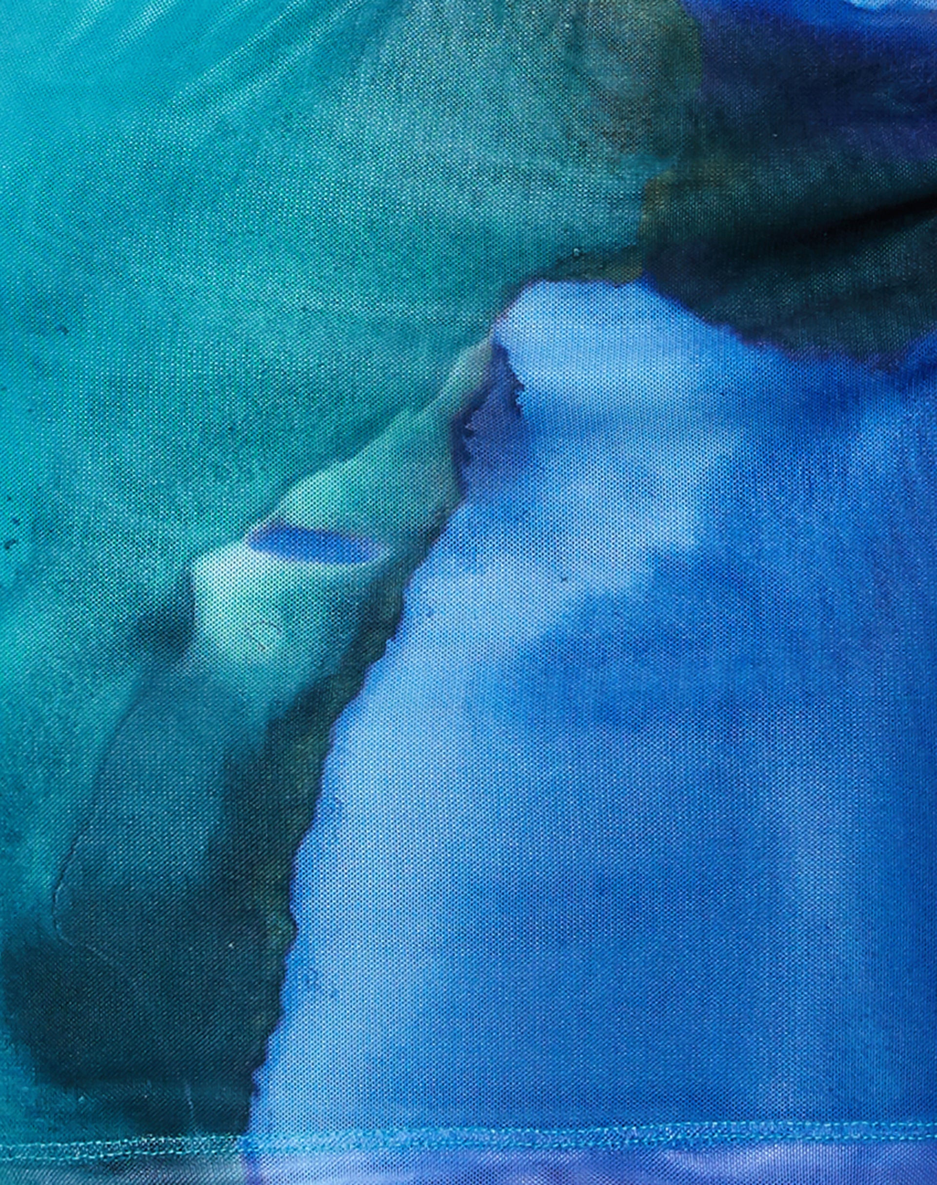 Guida Mini Skirt in Fluid Watercolour Wash - Image 6