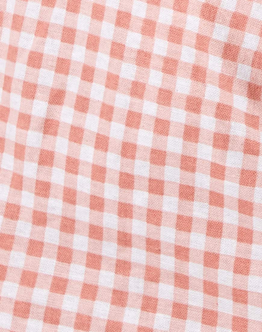 Hadys Shirt in Pink Check - Image 5
