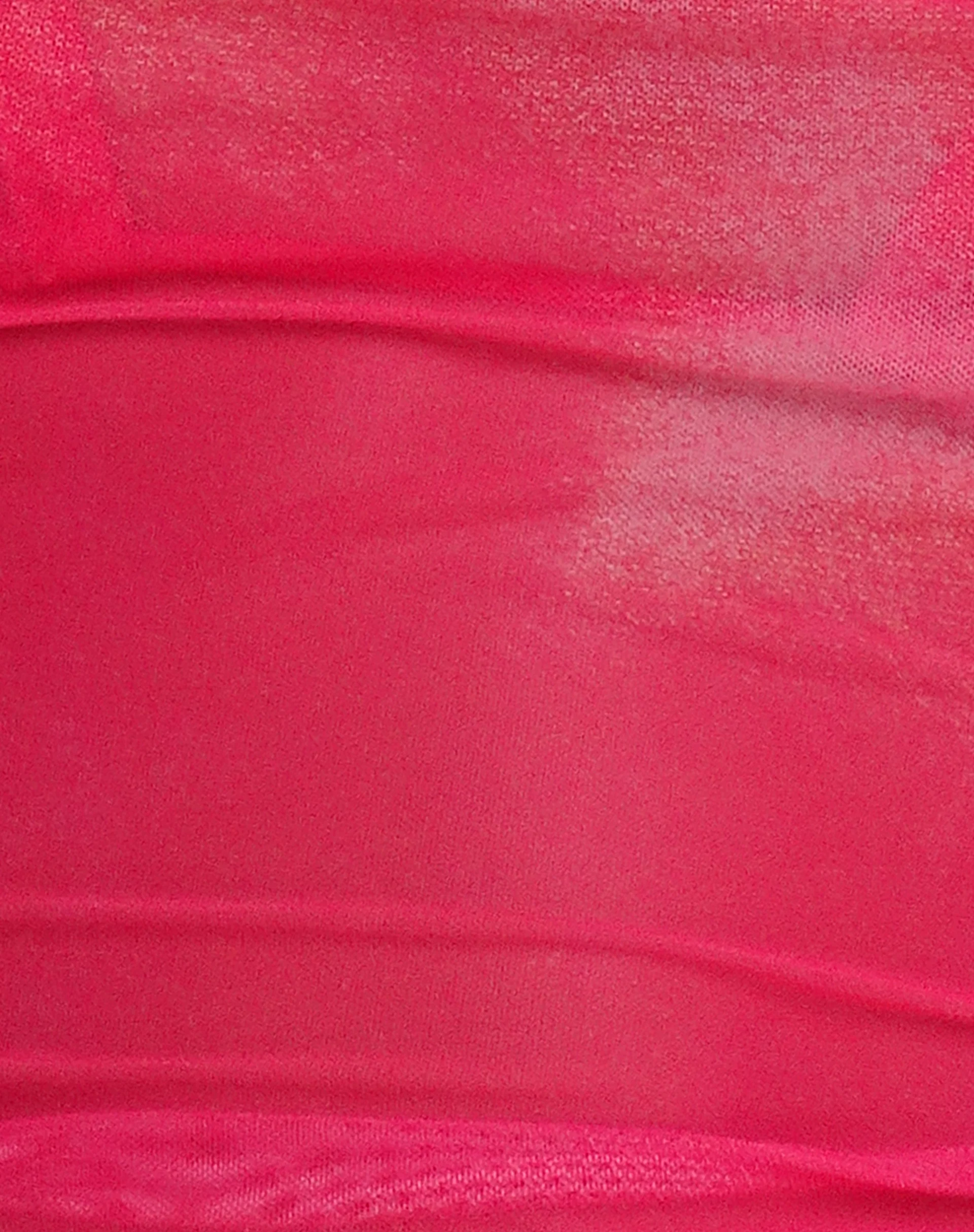 Hakoni Halterneck Mesh Top in Pink Watercolour - Image 7