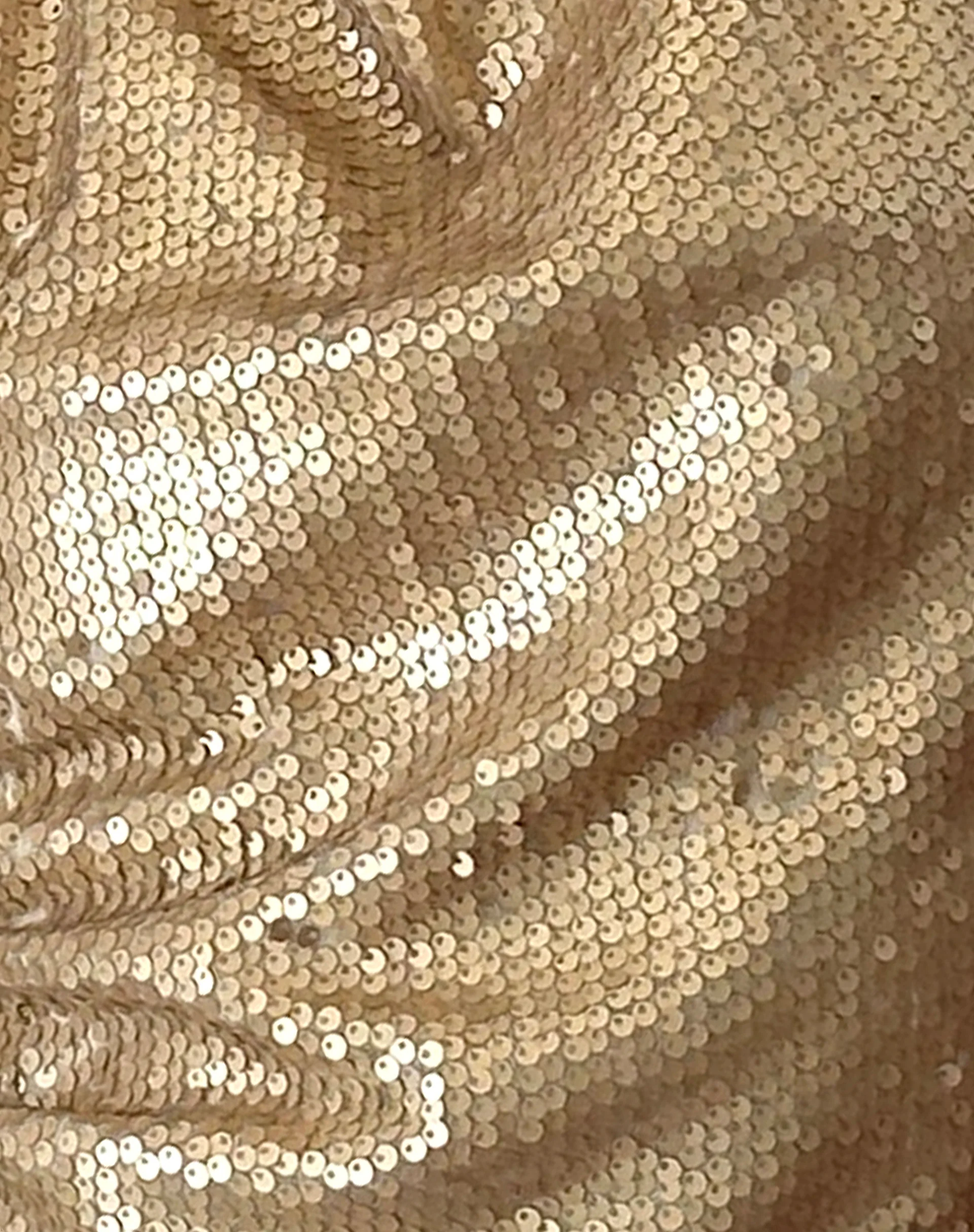 Hala Vest Top in Gold Sequin - Image 6