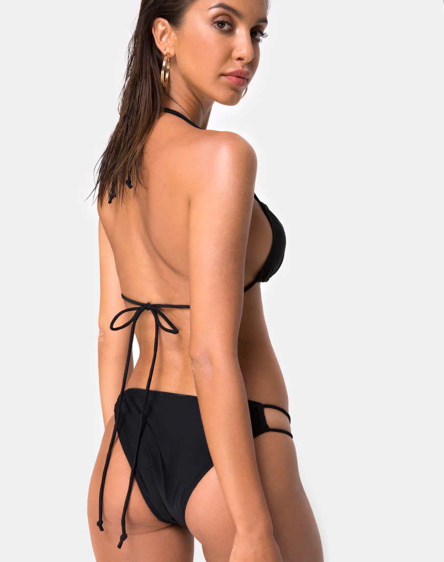 Halow Bikini Bottom in Black - Image 5