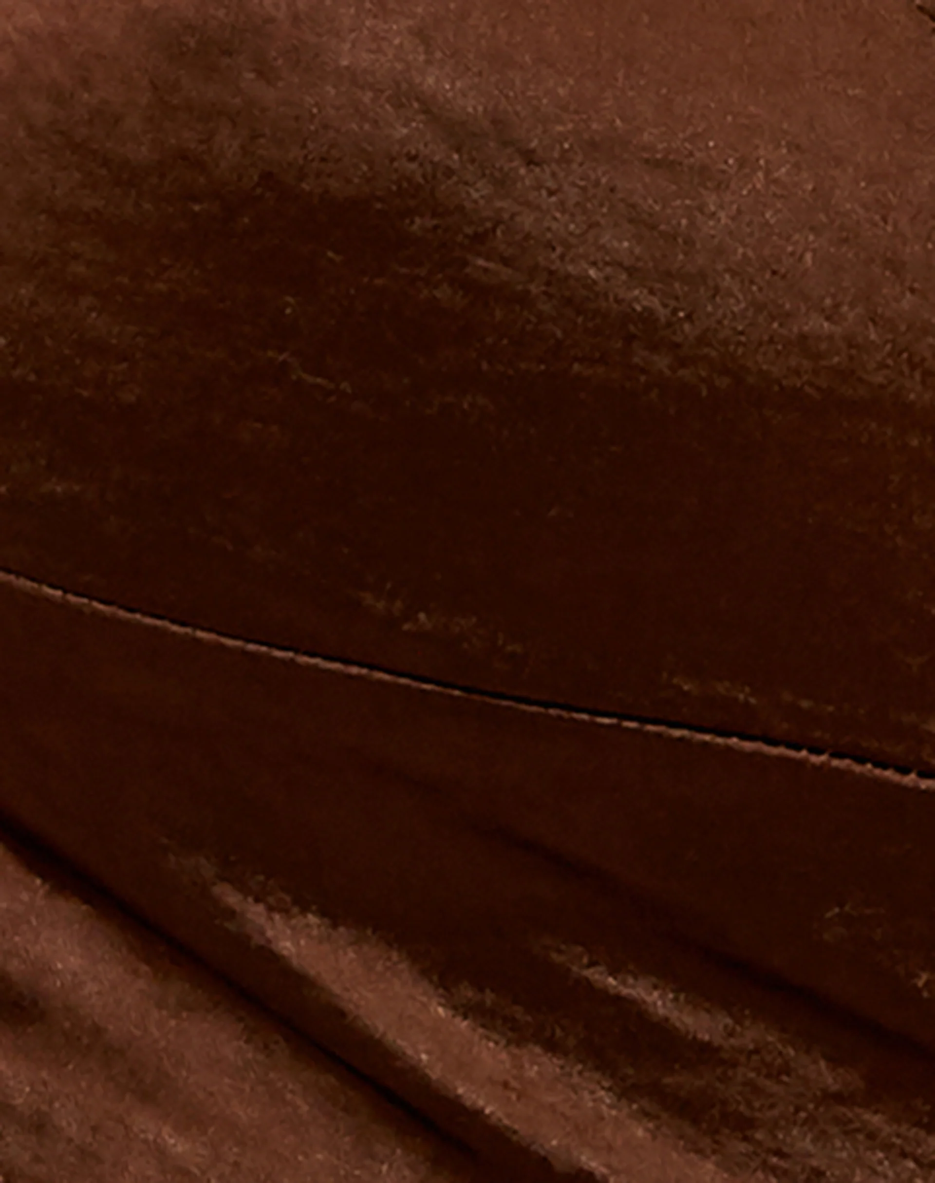 Halpi Crop Top in Satin Rich Brown - Image 5