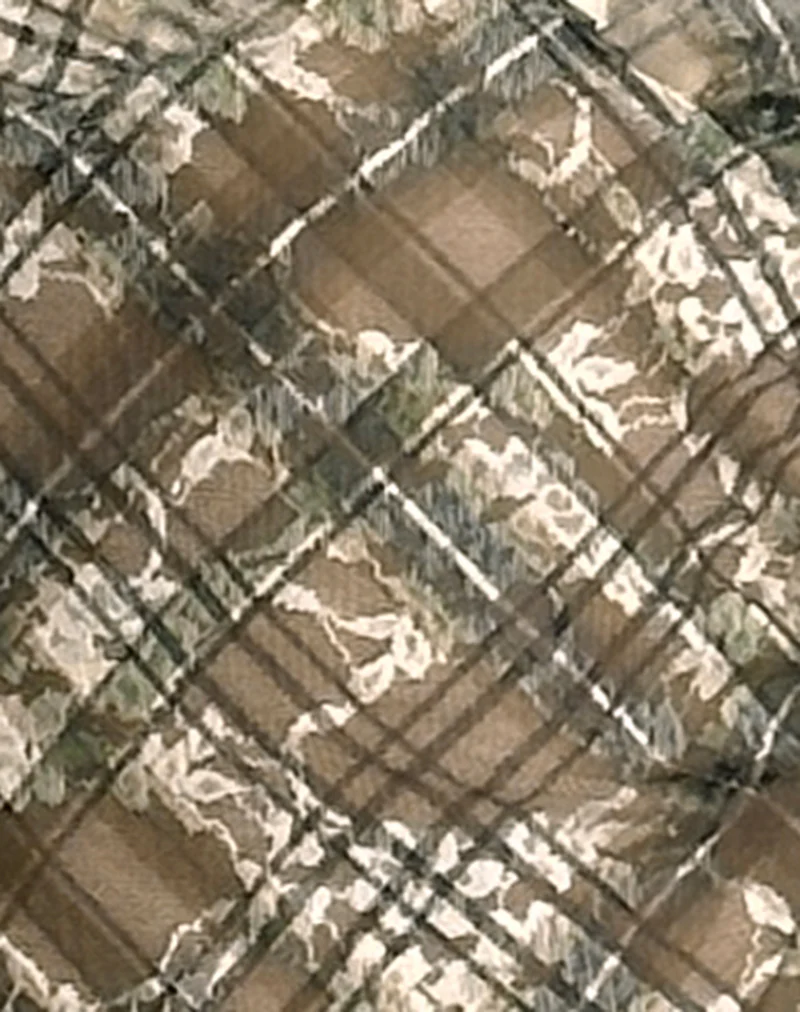 Hampura Top in Printed Retro Plaid Lace - Image 6