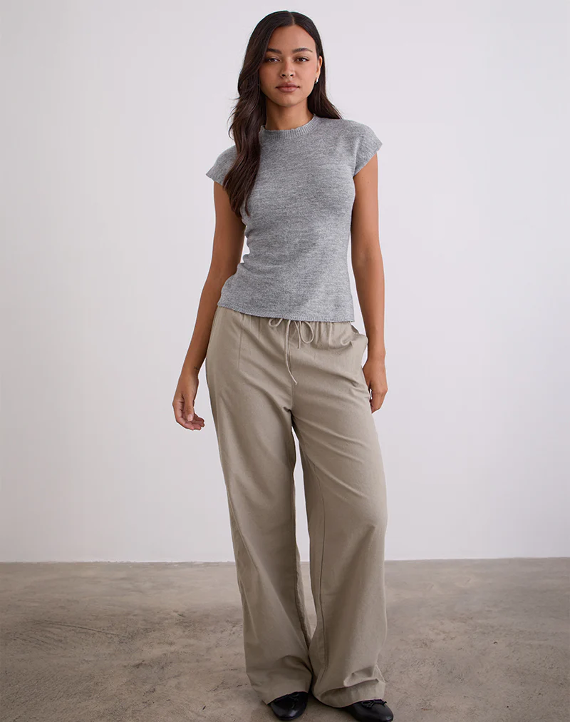 Hanuva Top in Knit Grey - Image 6